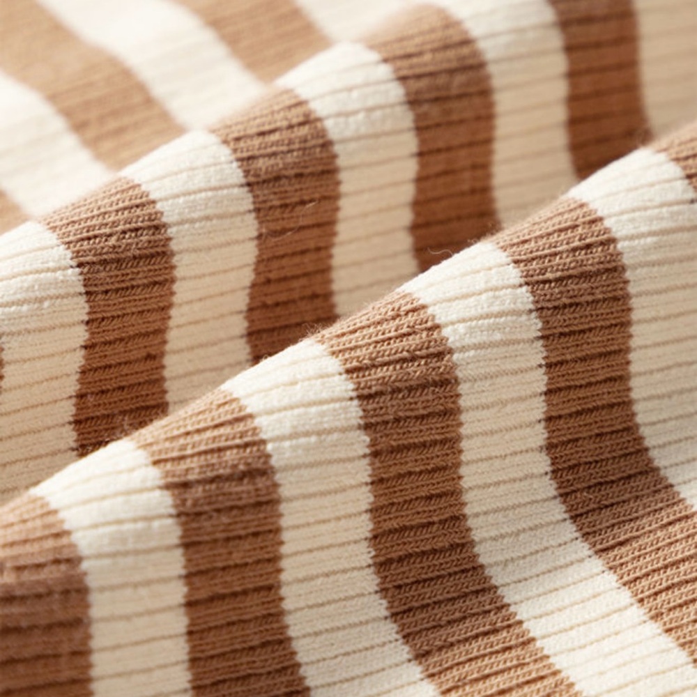 ⭐️Striped Sleeveless Top - Tan and Cream - Picture 6 of 8